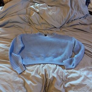 Divided Light Blue Crew Neck Sweater